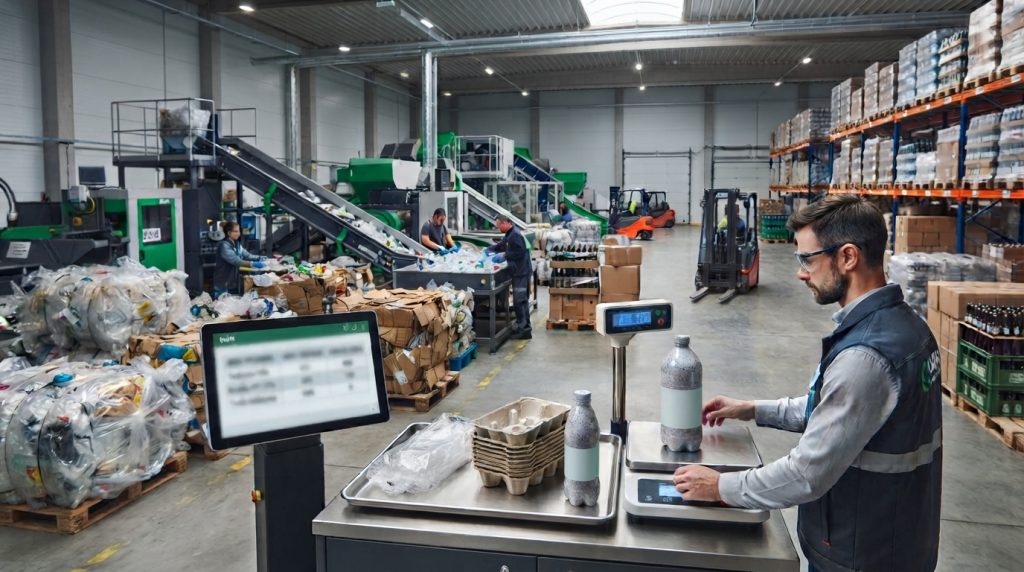 Na tym obrazie widać nowoczesną halę magazynowo-produkcyjną